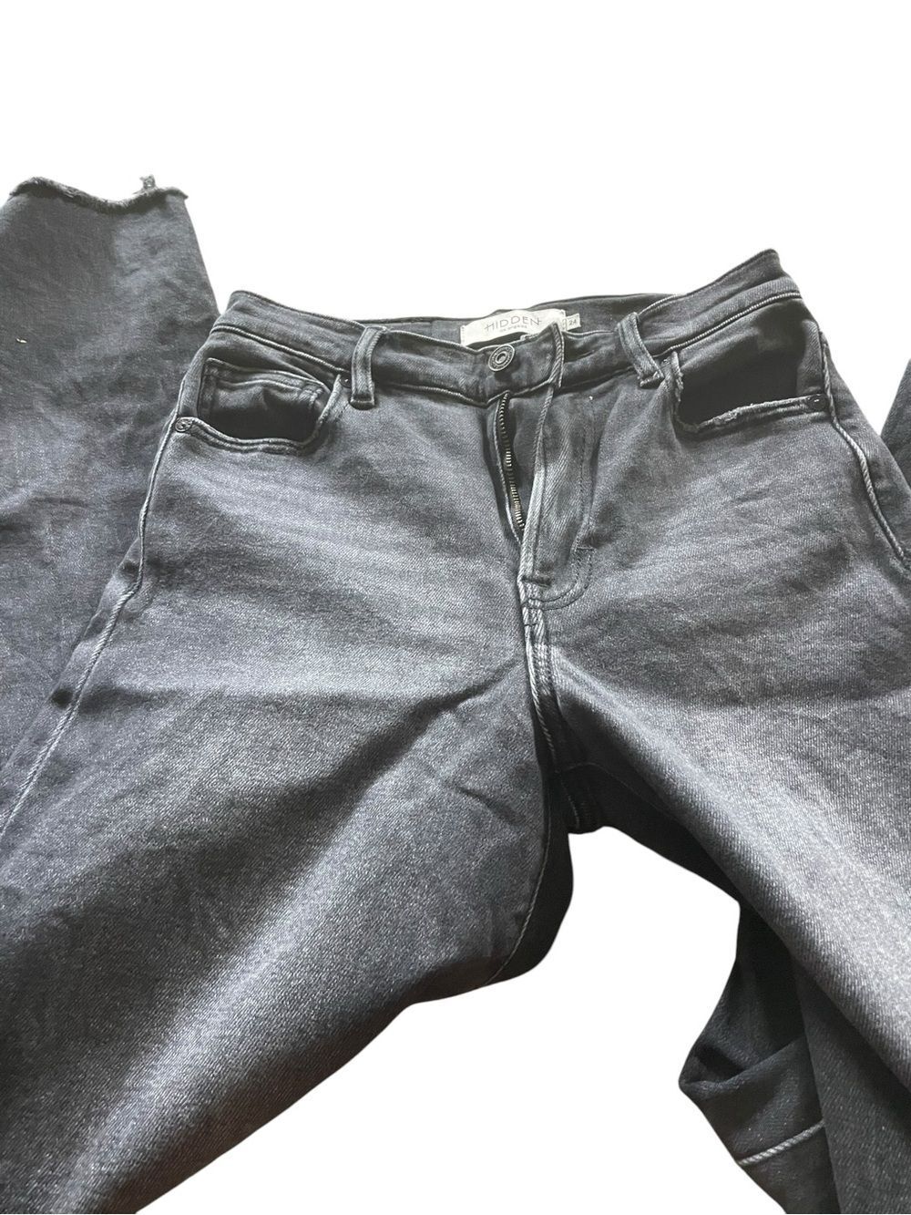 Old Navy women’s  Black Slim Straight Jeans mid rise 4R